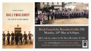Read more about the article Launch of ‘Ballymacandy: The Story of a Kerry Ambush’ on 24th May at 8.00pm